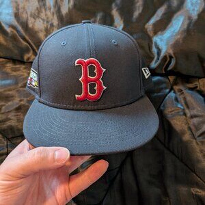 Boston Red Sox cap with 2007 World Series Patch